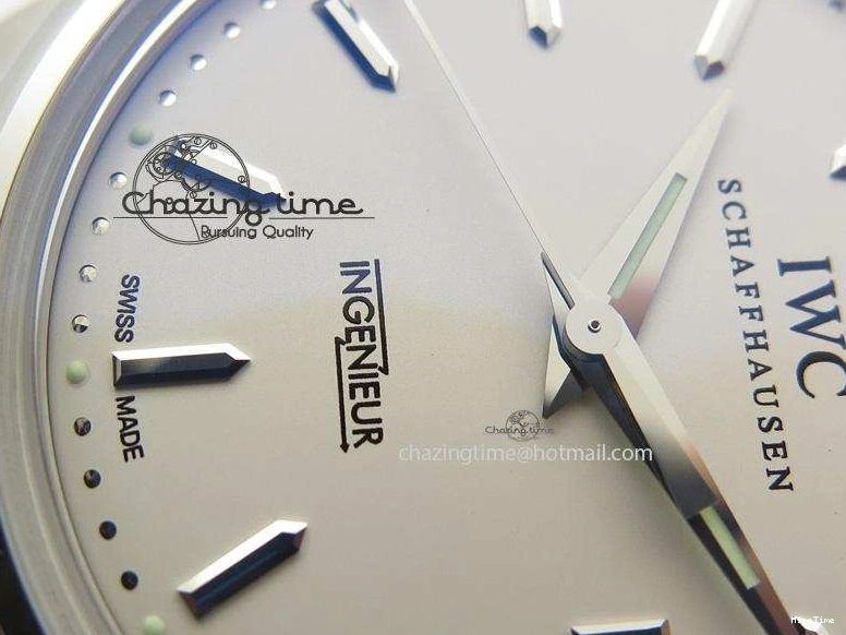 MIROTIME 0105 RelaxedFit Ingeniuer St.Laurens SS White Dial MKF 1:1 V2 Best Edition On Black Leather Strap A 7355